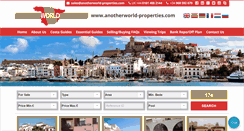 Desktop Screenshot of anotherworld-properties.com